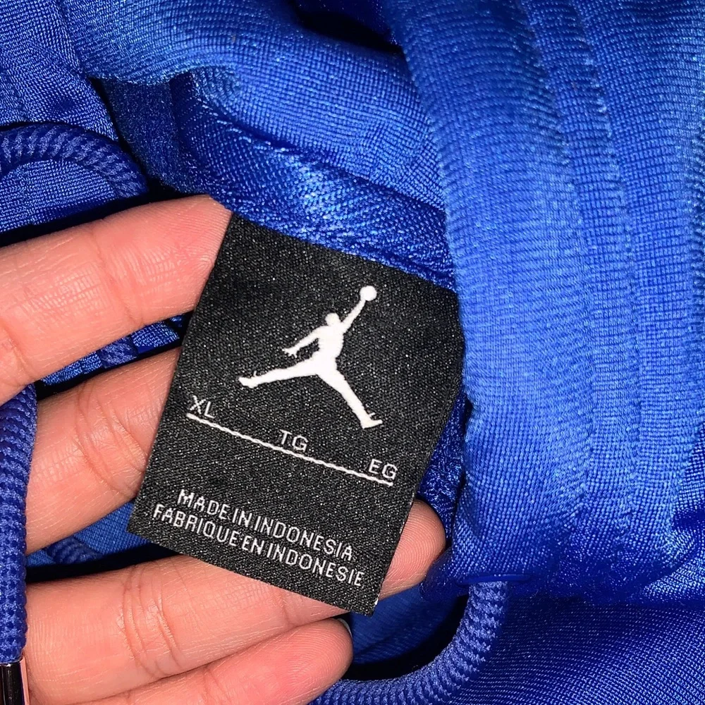 Vintage Jordan Royal Blue Zip-Up Hoodie - Picture 5 of 5